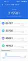 AnTuTu Benchmarkの総合スコアは215501