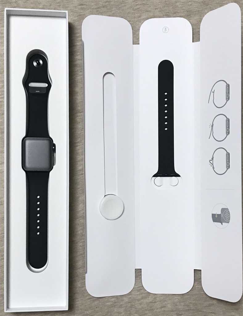 価格.com - 『開封したところ』Apple Watch Series 3 GPSモデル 38mm 