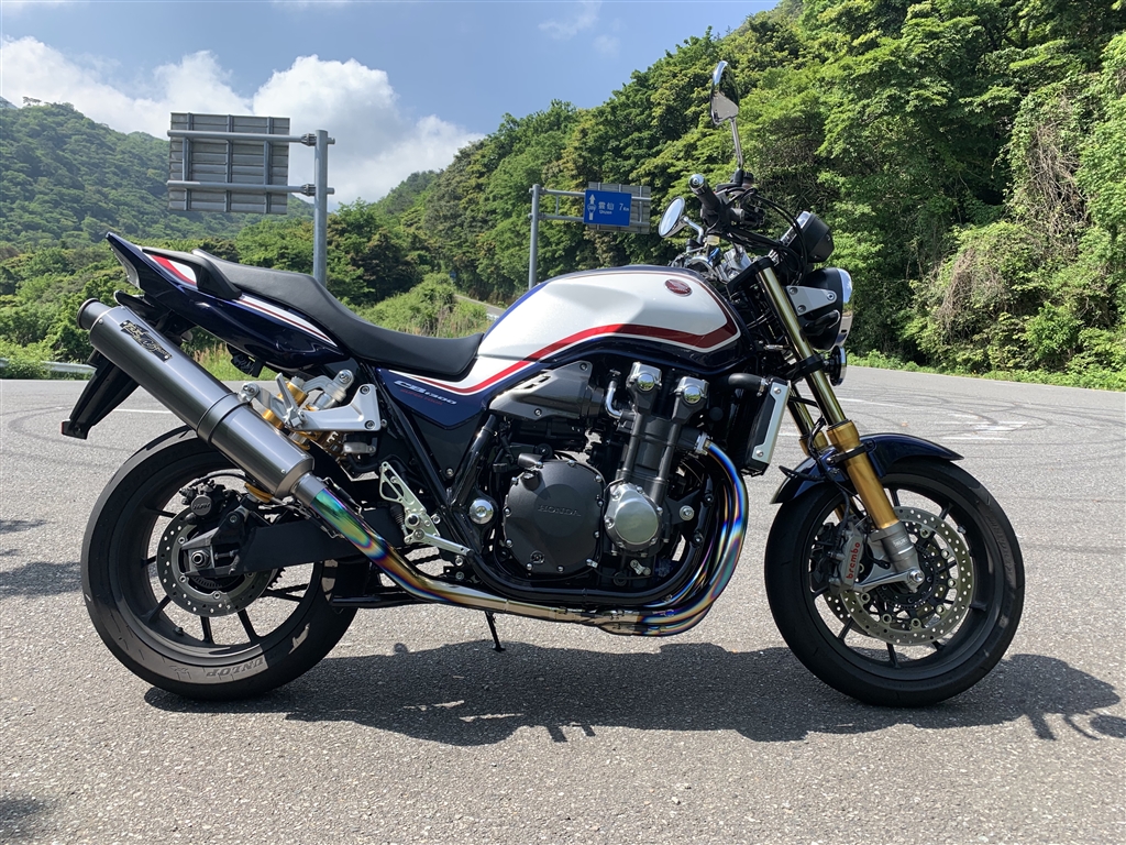 ◎CB1300SB SC54-1200〜 外し TSR フルエキマフラー - オートバイ