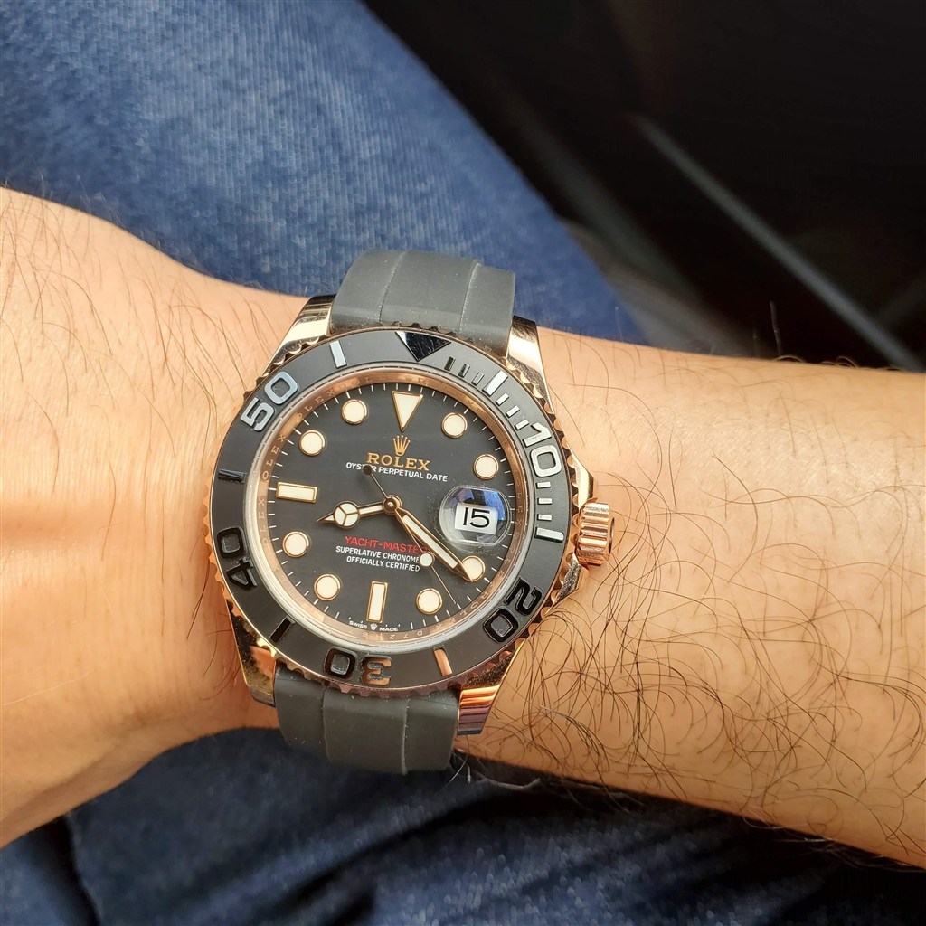 価格.com - ロレックス ヨットマスター 126655 [ブラックラバーベルト