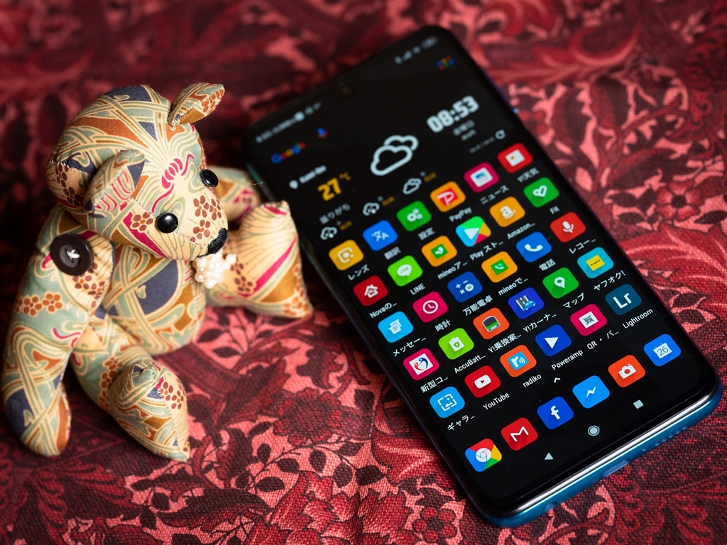 価格 Com Nova Launcherを仕込み Elta のフラット アイコン パックを入れました Xiaomi Redmi Note 9s 64gb Simフリー オーロラブルー Blackfacesheepさんのレビュー 評価投稿画像 写真 コスパ番長なスマホ 安くても性能は侮れません 5277