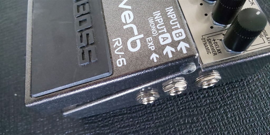 価格 Com ステレオ入出力とエクスプレッション端子 Boss Reverb Rv 6 K きになるおもちゃ さんのレビュー 評価 投稿画像 写真 多くのシーンに適合する定番リバーブ 546283