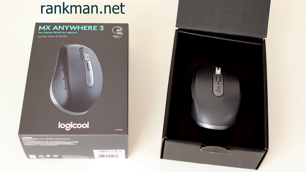 価格.com - ロジクール MX Anywhere 3 Compact Performance Mouse MX1700GR [グラファイト]  rankman.netさんのレビュー・評価投稿画像・写真「高級モバイルマウスを買うならこれ。」[557886]