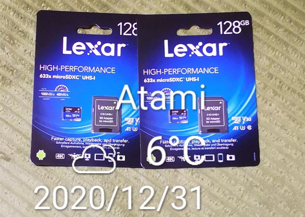 価格.com - Lexar LSDMI128BBAP633A [128GB] M matsutaroさんのレビュー・評価投稿画像・写真「安い