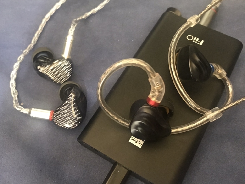 Fiio FH3 カナル型 リケーブル mmcx バランス 価格.com - 『左側はFA1J、FA3に使用しQ3の4.4mmバランスポート