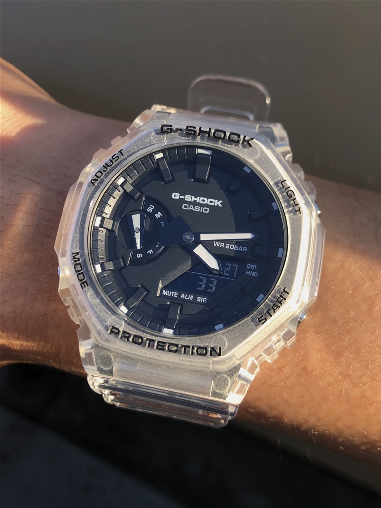 G-SHOCK GA-2100SKE-7AJF カシオーク スケルトン - hondaprokevin.com