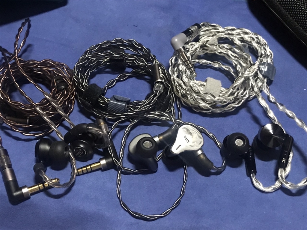 価格.com - 『左からDK3001PRO、当機(EST112)、ZEN』DUNU-TOPSOUND  