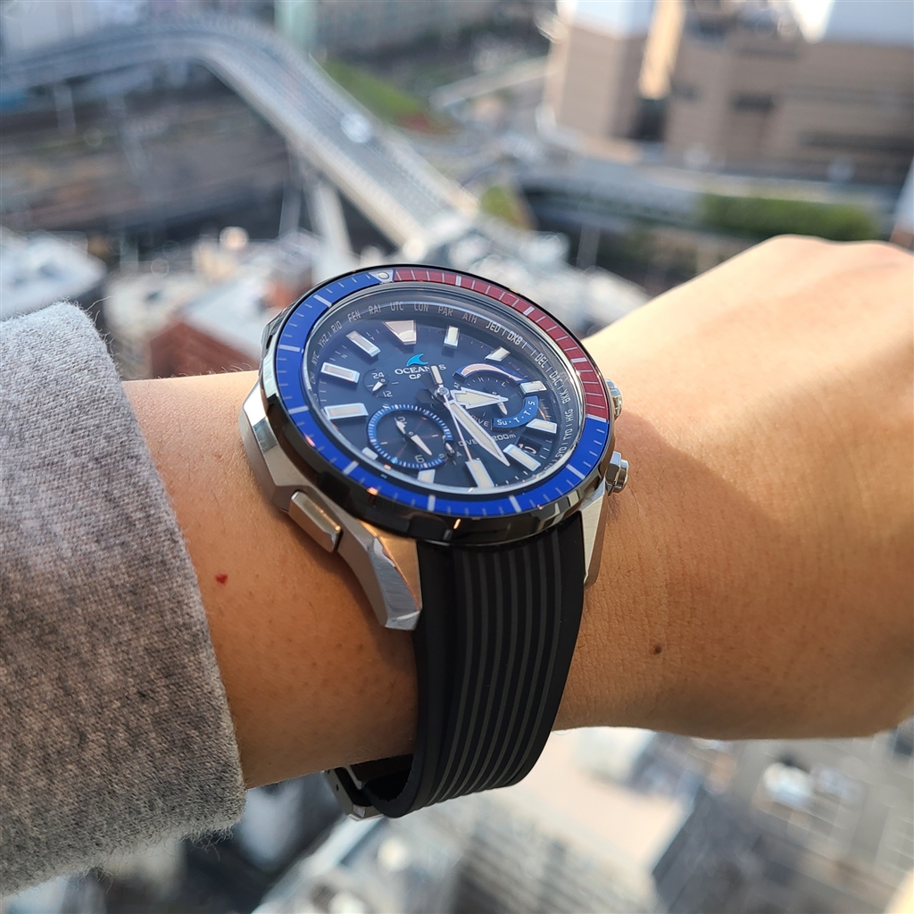 お歳暮 OCW-P2000C-2AJF Solar 新品 Cachalot OCEANUS Men] OCW-P2000C