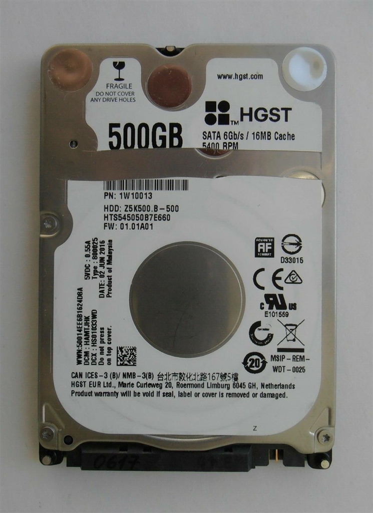 価格.com - HGST HTS545050B7E660 [500GB 7mm] あずたろうさんのレビュー・評価投稿画像・写真「助かってい ...