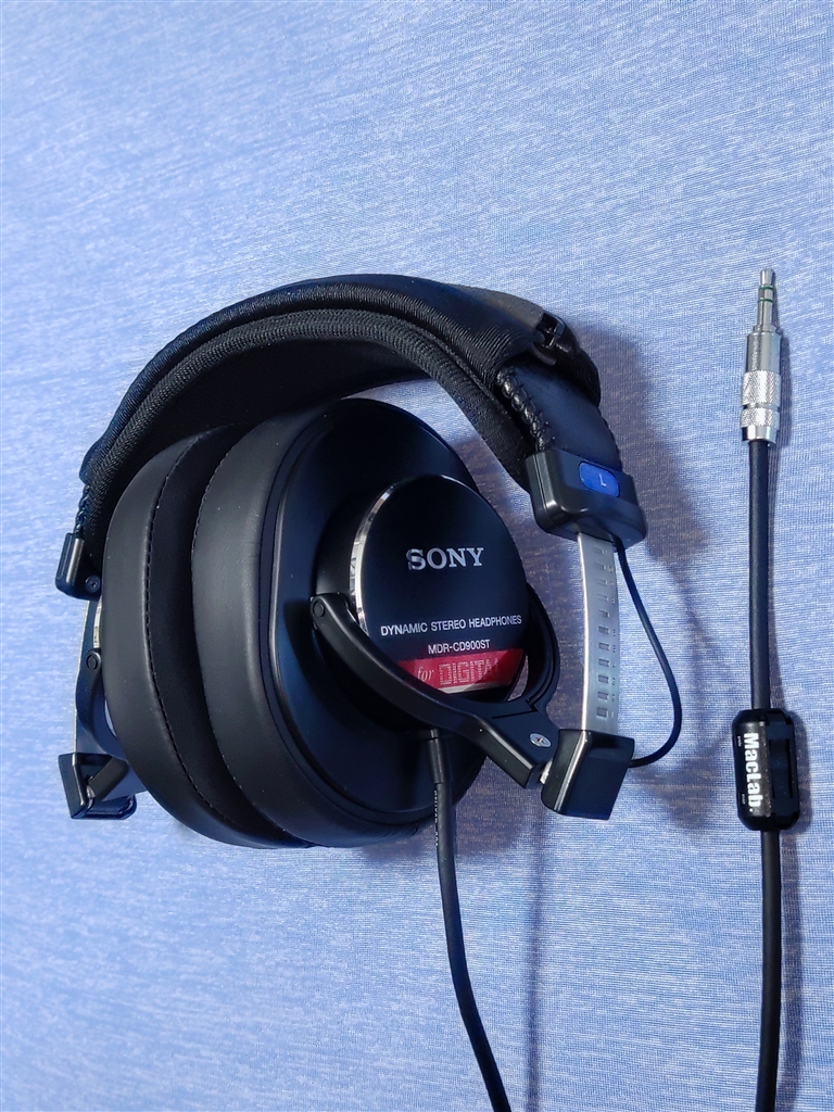 SONY MDR-CD900ST リケーブル改造 - オーディオ機器