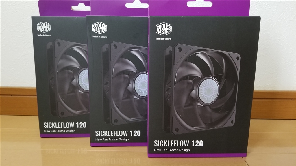 価格.com - 『安っぽさがまるで無い。』COOLER MASTER SickleFlow 120 MFX-B2NN-18NPK-R1 ...