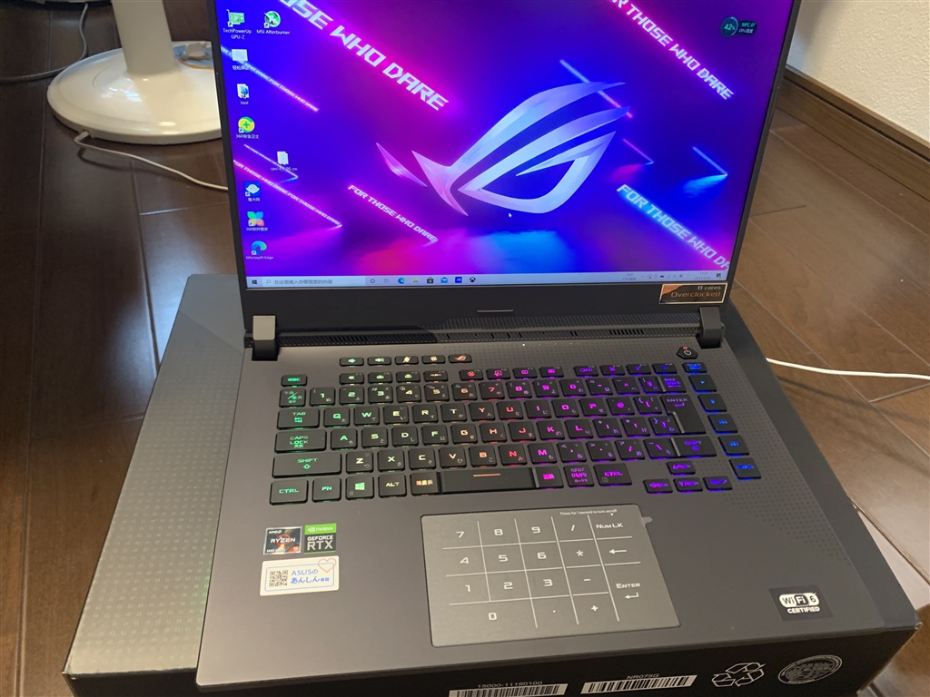 価格.com - ASUS ROG Strix G15 G513QR G513QR-R9XR3070ECG tangweng520さんの