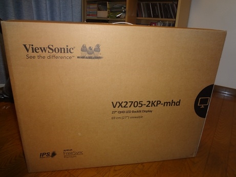 ゲーミングモニタ　VX2705-2KP-mhd 美品 レビュー】ゲーミングモニター ViewSonic「VX2705-2KP-MHD