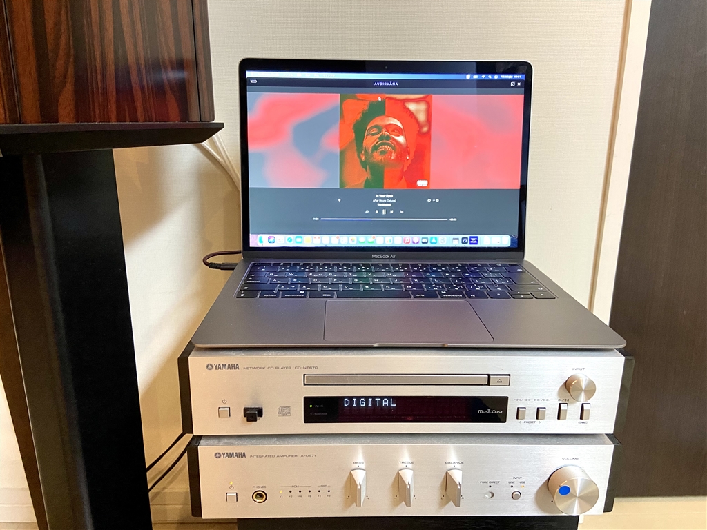 価格 Com サイズがmac Bookにぴったり ヤマハ A U671 Speedtripleさんのレビュー 評価 投稿画像 写真 小さいが音よくて便利なアンプ 590832
