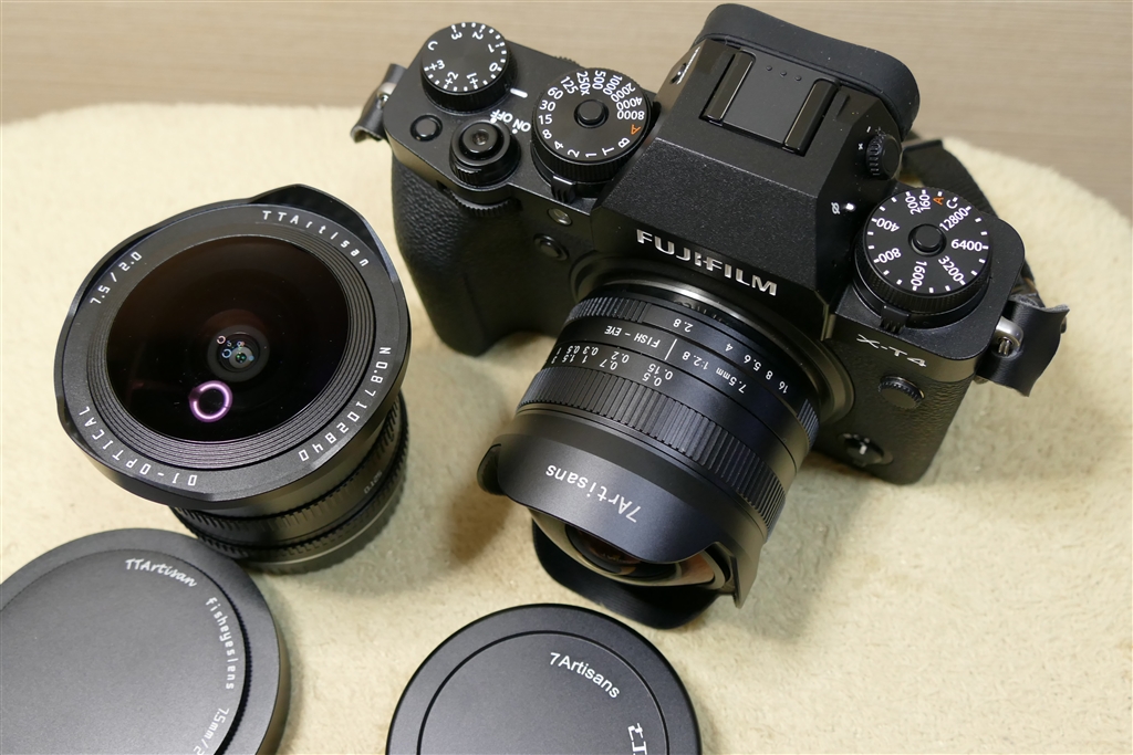 FISH EYE 7.5MM F2.8ソニーAPS-CとニコンＺ新型カメラ兼用 - レンズ(単