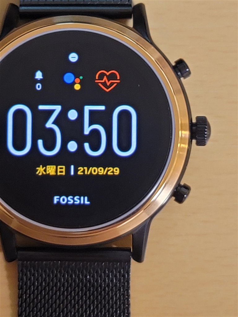 価格.com - 『FOSSIL JULIANNA HR FTW6036 社外のベルトと保護フィルム