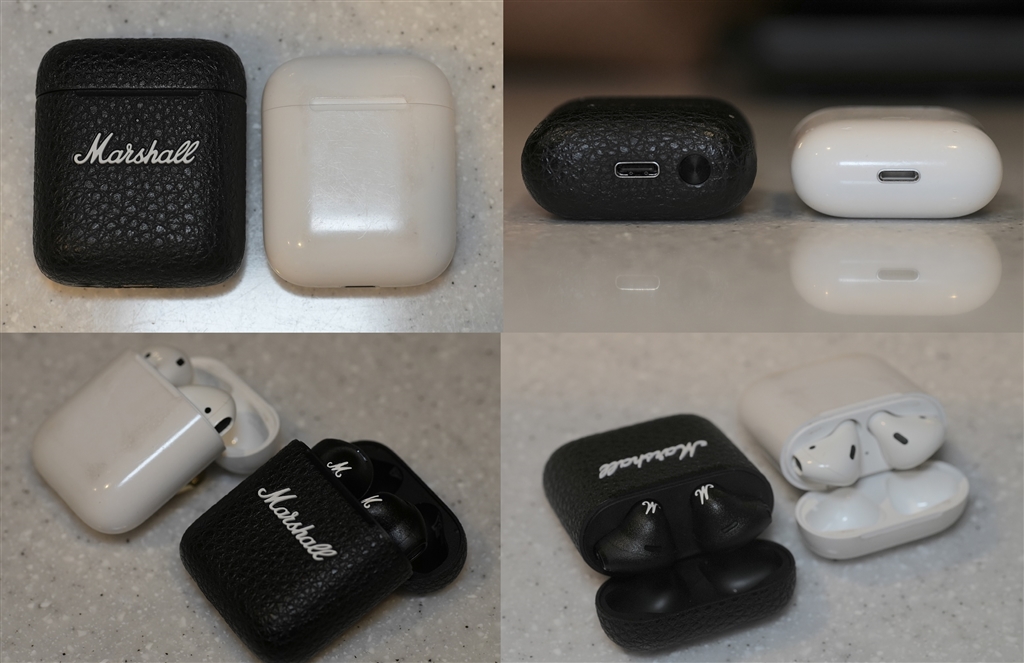 価格.com - 『air pods(初代)と比較/ケース。ふたを開けるとひょこっと