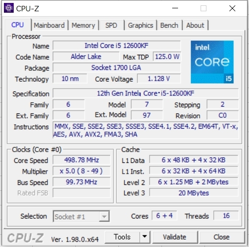 価格.com - インテル Core i5 12600KF BOX アイルトン・アレジさんのレビュー・評価投稿画像・写真「性能は良いが