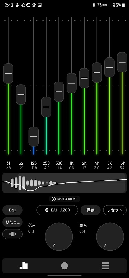 価格.com - 『Poweramp Equalizerのイコライザー設定