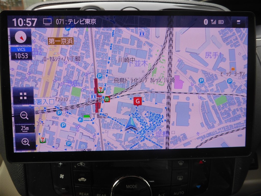価格.com - 『地図表示画面の2D表示内容です』パナソニック ストラーダ