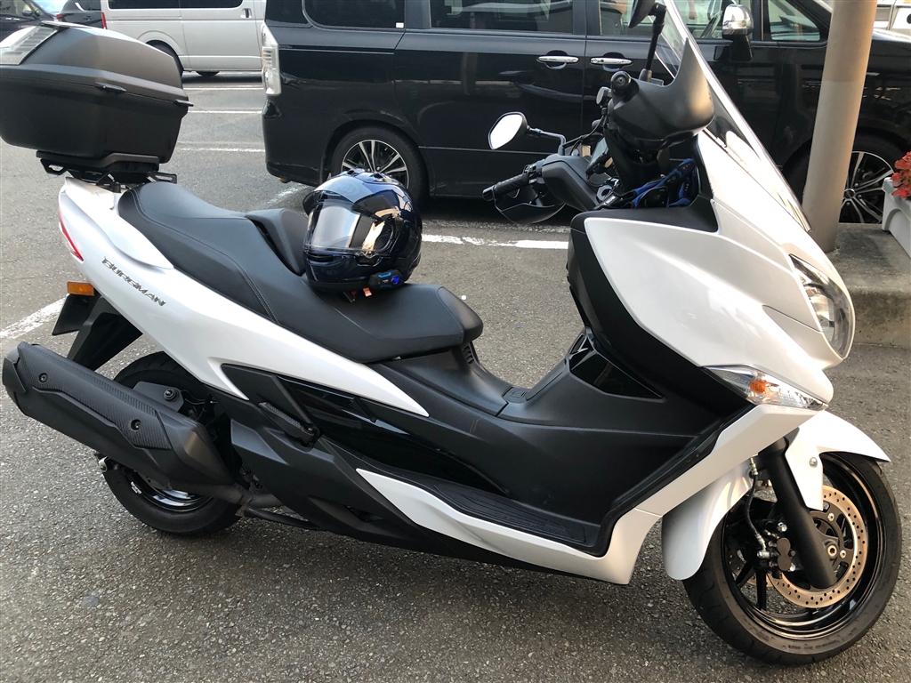 バーグマン400[ETC/ドラレコ付き] スズキ SUZUKI バーグマン400 エンジン音 プーチスクリーンにETC
