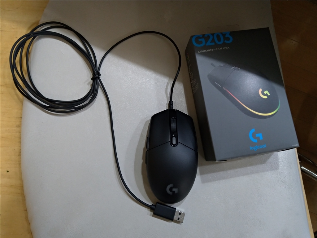 ロジクール G203 LIGHTSYNC Gaming Mouse G203BK [ブラック] まぐたろうさんのレビュー・評価投稿画像・写真「G300Srを買うなら