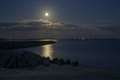 ノクトで夜の満月の風景を撮りました。