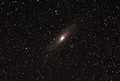 アンドロメダ銀河、18-135で撮影、複数枚からＰＣで処理してトリミング