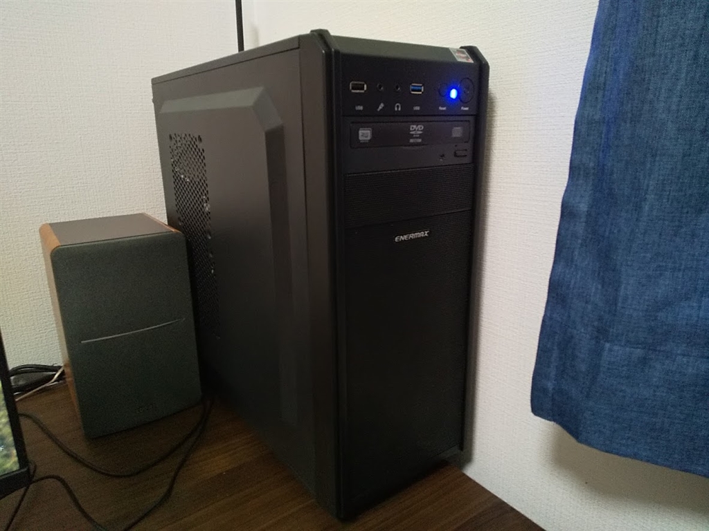 ENERMAX Fulmo.Q ECA3360BBT(U3) [Black] ドスパラWeb限定モデル 孤独吟遊詩人さんのレビュー・評価投稿画像・写真「サイドパネルが