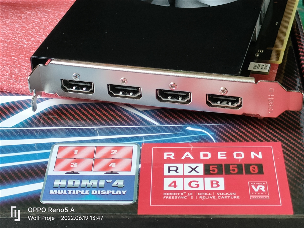 BIOSTAR Radeon RX550 搭載グラフィックボード VA5515RF41 :B07V1R7XX8