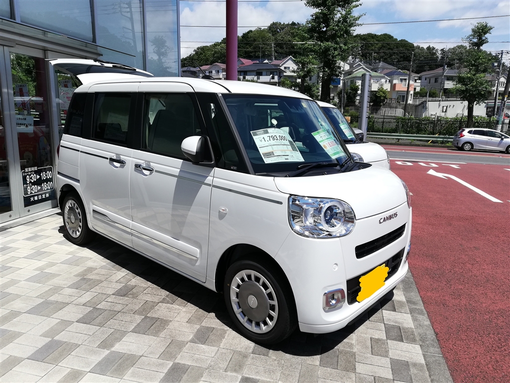 DAIHATSU ムーヴキャンバス プルバックカー ダイハツ ホワイトパール Amazon | ダイハツ 新型 ムーヴキャンバス プルバックカー