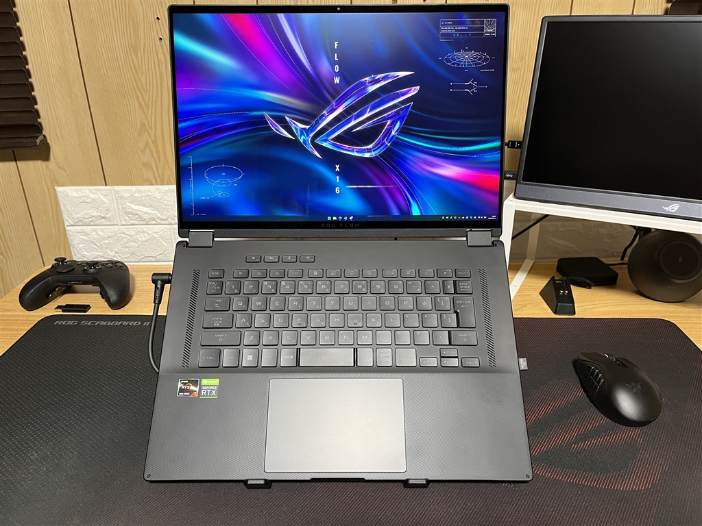 価格.com - ASUS ROG Flow X16 GV601RW GV601RW-R7R3070TI  さとーいちさんのレビュー・評価投稿画像・写真「予算さえクリアすれば最高峰のゲーミングノートPC」[650554]