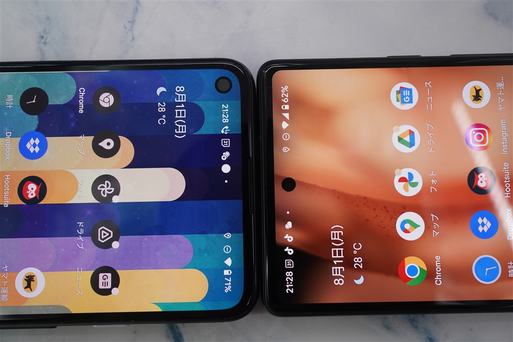 価格.com - 『インカメラ位置は左から中央へ変更』Google Pixel 6a SIM