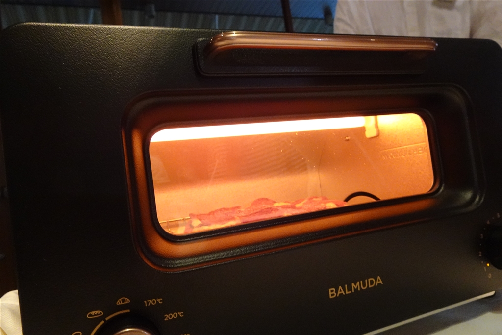バルミューダ　BALMUDA トースター K05A-SE 美品　サラマンダー機能 バルミューダ新トースター「Pro」焼き色しっかりのサラマンダーモード