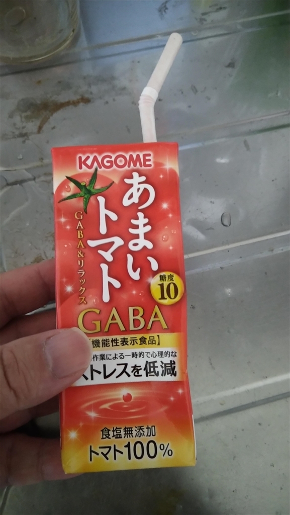 カゴメ あまいトマト GABA&リラックス 195ml×24本 紙パック まぐたろうさんのレビュー・評価投稿画像・写真「これはノーマル版の方が美味しいのでは」[663179]