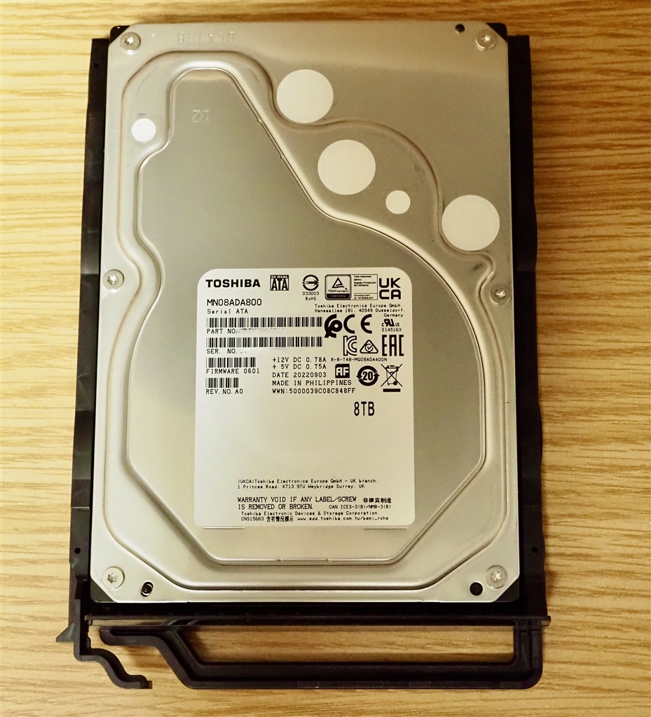 Amazon | 東芝(TOSHIBA) 3.5インチ HDD 8TB NAS PC 向け 内蔵型