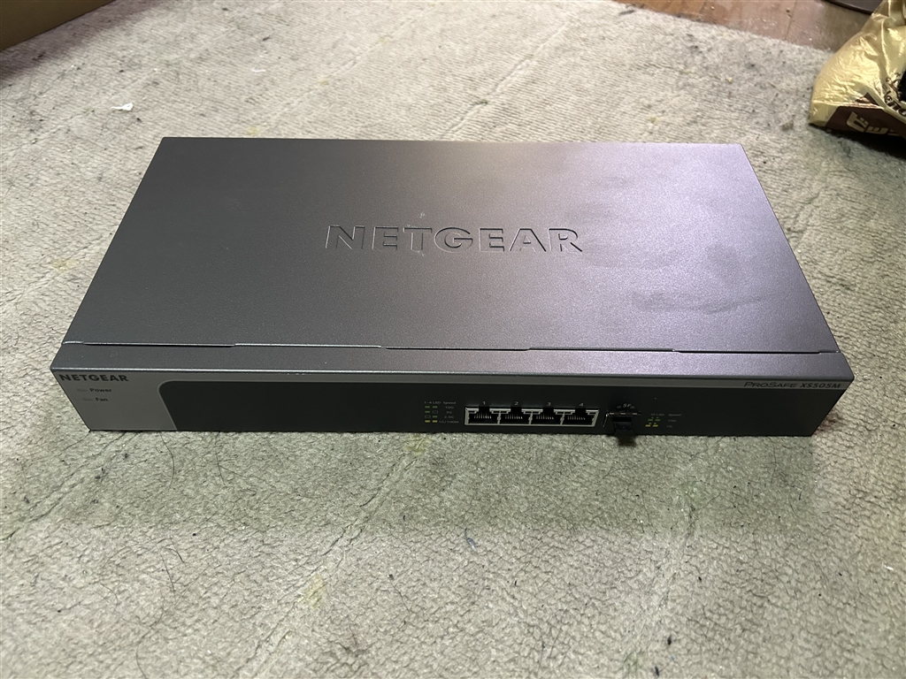 価格.com - NETGEAR XS505M-100AJS asikaさんのレビュー・評価投稿画像・写真「24時間起動の安定さ」[667473]