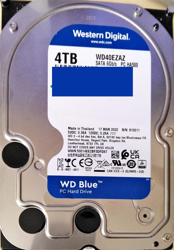 価格.com - 『本体』WESTERN DIGITAL WD40EZAZ [4TB SATA600 5400] WagaXYさんのレビュー ...