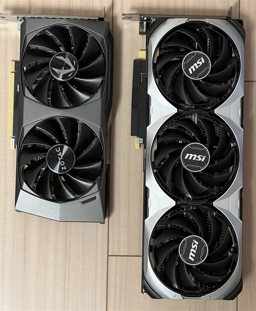 価格.com - 『ファン1個分長いが、40シリーズとしては短い方』MSI