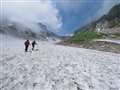 白馬岳の大雪渓