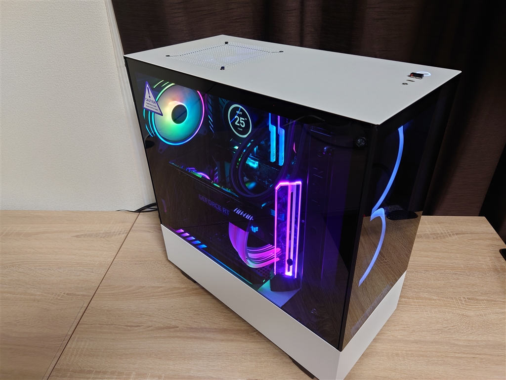 新品☆光らせるPCに最適☆NZXT H510 Elite CA-H510E-W1 - PCケース