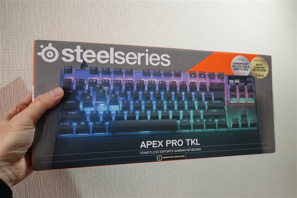 価格.com - 『商品パッケージ』steelseries Apex Pro TKL 2023 JP 西川