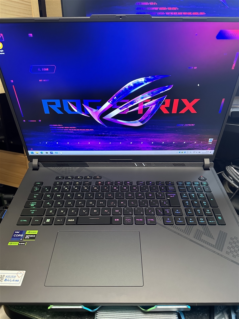 価格.com - ASUS ROG Strix G18 G814JI G814JI-I9R4070 [エクリプスグレー]  Penfourさんのレビュー・評価投稿画像・写真「コスパ最高！見た目はゲーミングだがビジネスでも使用できる！」[692940]