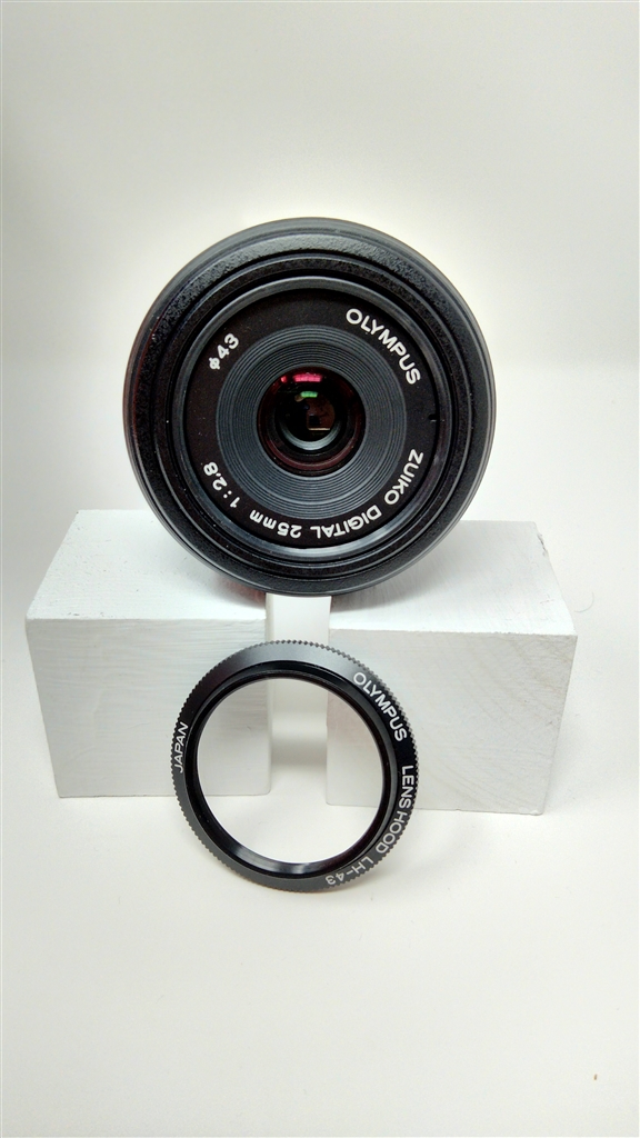オリンパスZUIKO DIGITAL 25mm F2.8　フィルター、キャップ付 レンズレビュー】OLYMPUS ZUIKO DIGITAL 25mm F2.8×OLYMPUS E