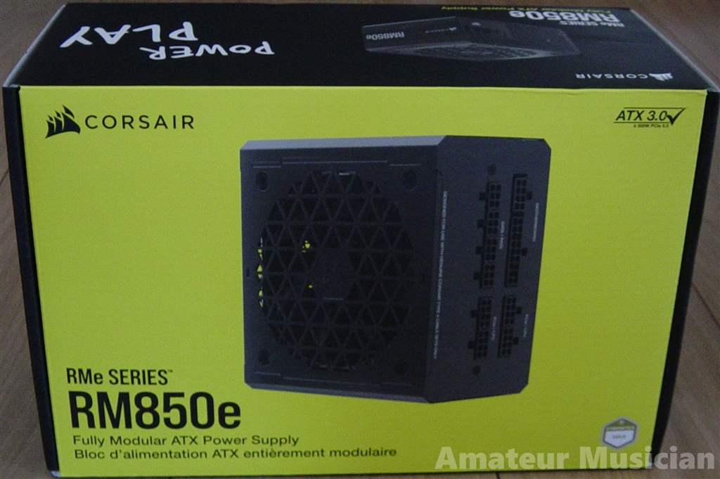 価格.com - 『RM850e ATX 3.0 CP-9020263-JP』Corsair RM850e ATX 3.0 CP-9020263-JP  あまちゅあミュージシャンさんのレビュー・評価投稿画像・写真「クオリティの高い電源ユニット」[697137]