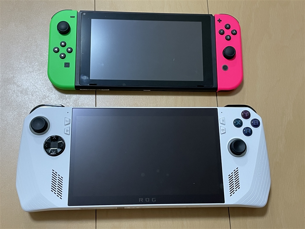 価格.com - 『Nintendo Switchとの大きさ比較』ASUS ROG Ally RC71L