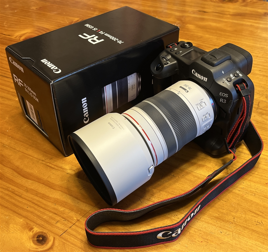 価格.com - 『白鷺を彷彿させる。R3に装着。』CANON RF70-200mm F4 L 
