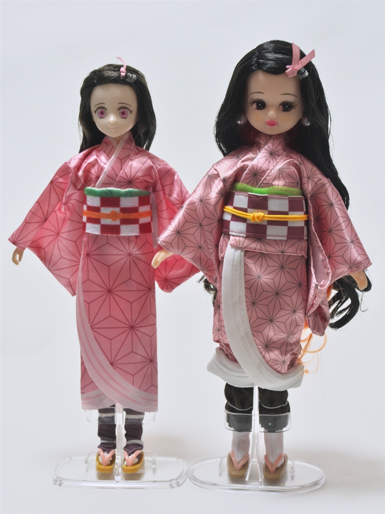 禰豆子 フィギュア 着物と羽織付き鬼滅の刃スタイル ねずこ 禰豆子 フィギュア 着物と羽織付き鬼滅の刃スタイル ねずこ 竹筒 ねずこ