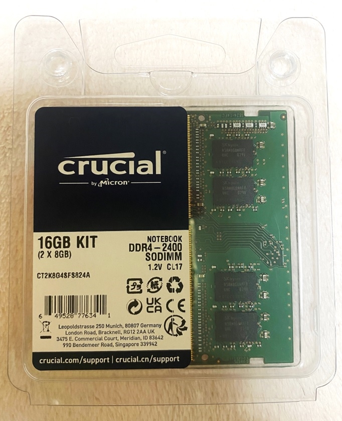 価格.com - 『簡易的なパッケージです』crucial CT2K8G4SFS824A