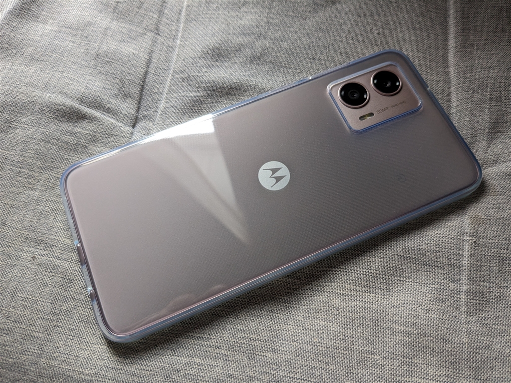 MOTOROLA moto g53y 5G ペールピンク-